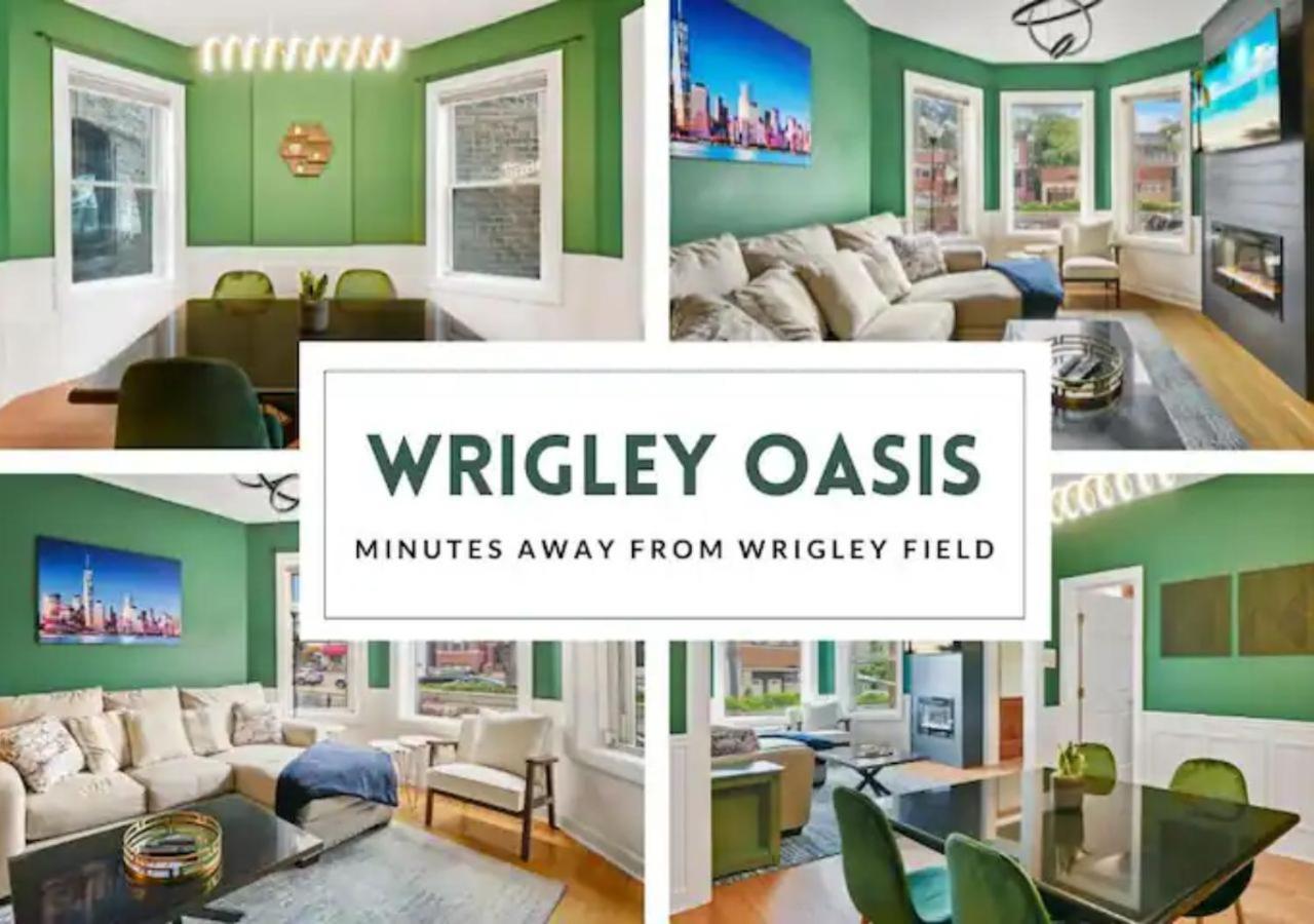 2 Bed Apt W/ Office, Free Parking, Near Wrigley Чикаго Экстерьер фото